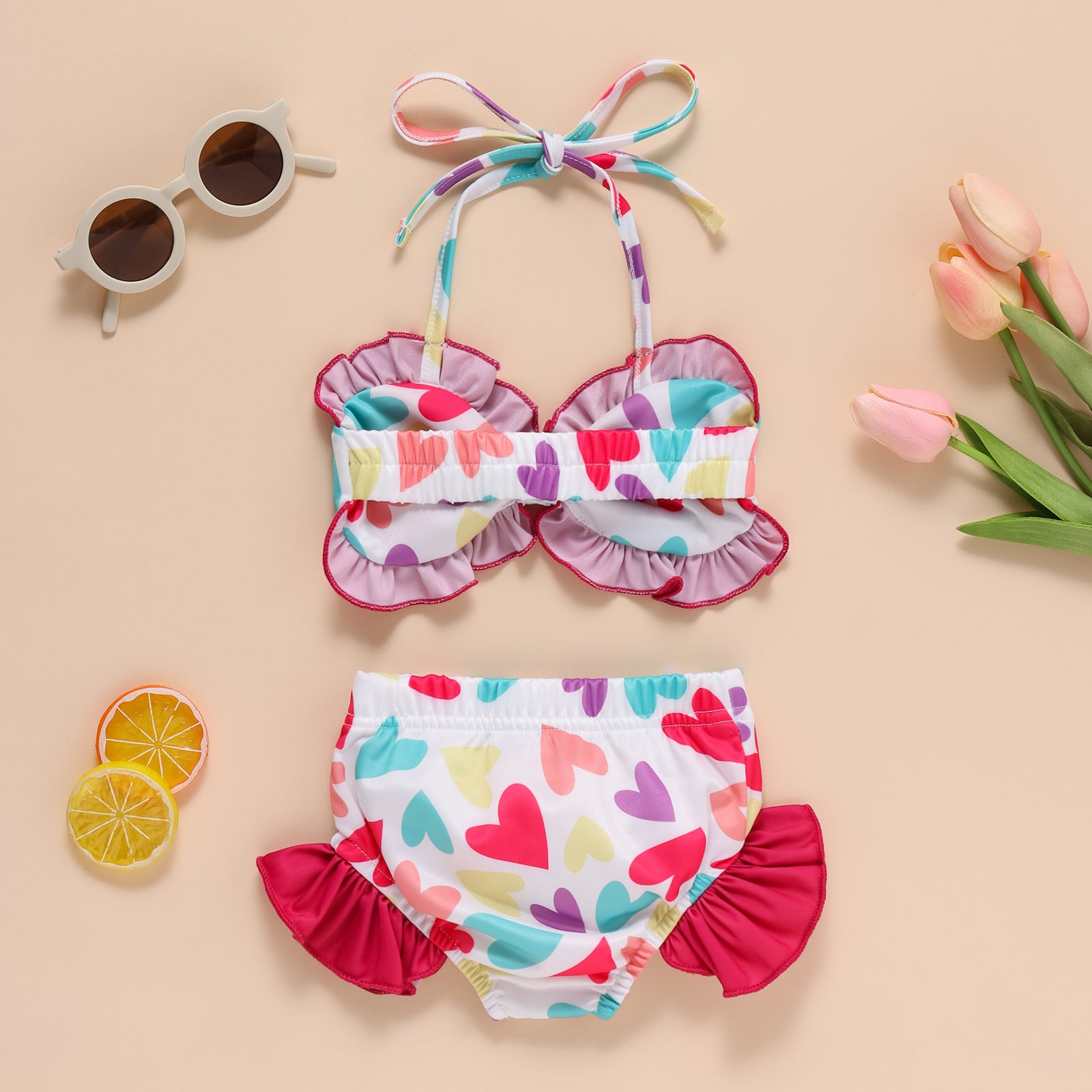 Wholesale Baby Love Swimwear Polyester Baby Clothes